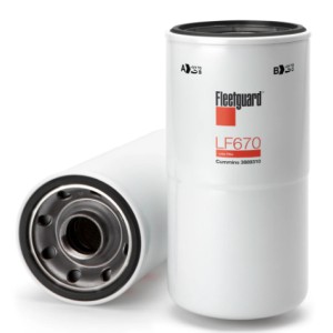 Fleetguard LF670 Replacement Lube, Full-Flow Spin-On